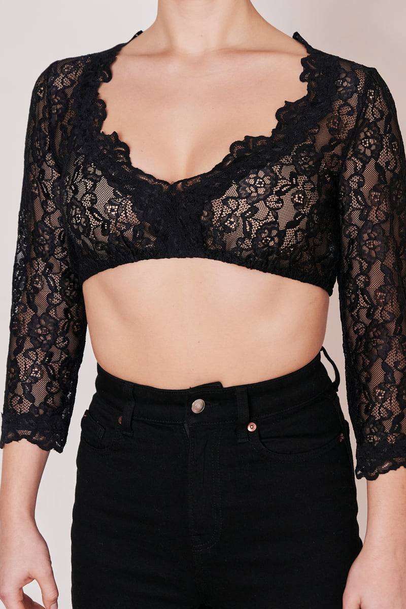 Krüger Madl Dirndlbluse Cassandra 3/4-Arm Speichern exportieren
