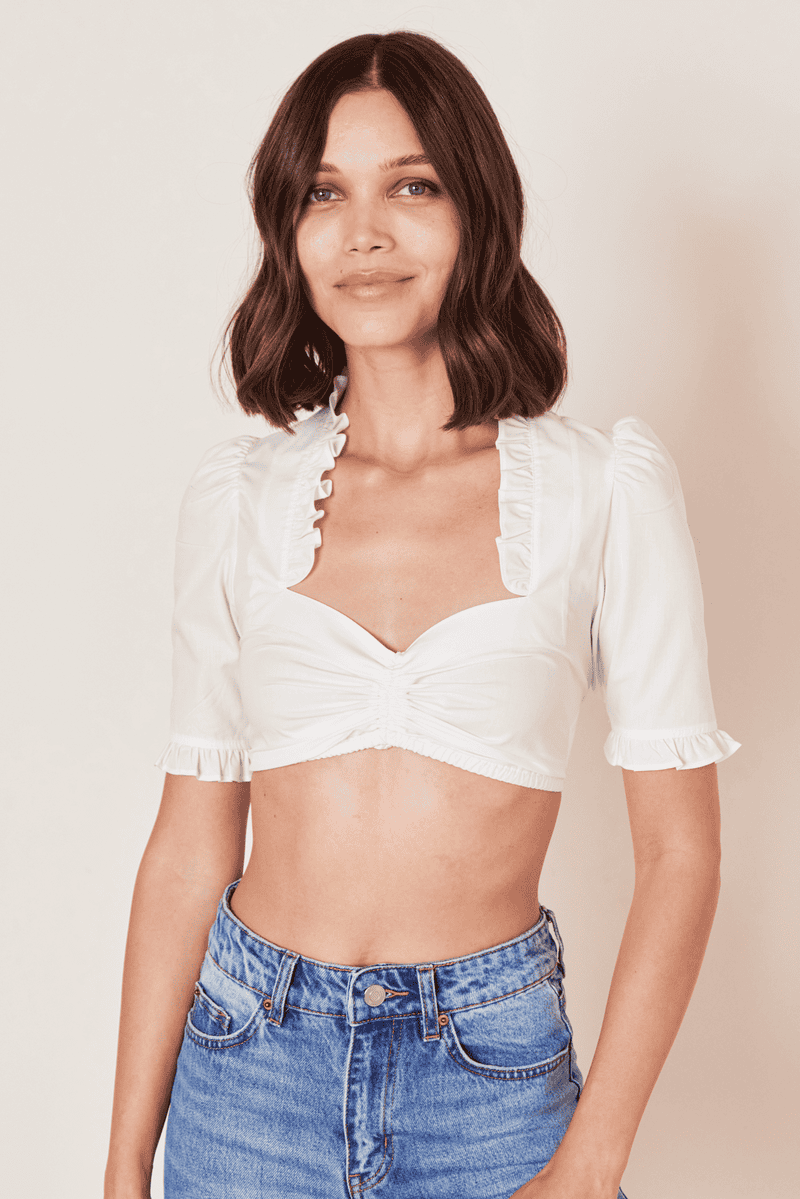 Krüger Madl Dirndlbluse Classico V-Aussch Online Shopping