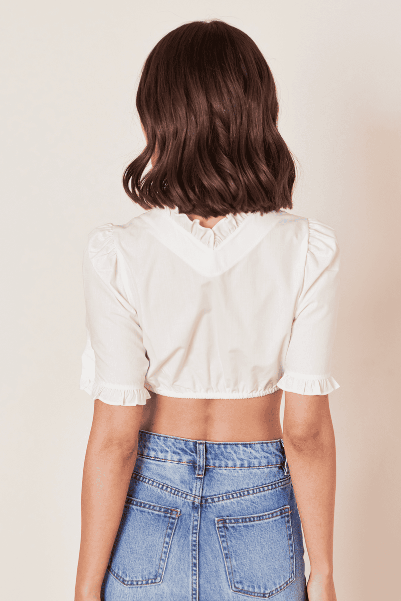 Krüger Madl Dirndlbluse Classico V-Aussch Online Shopping