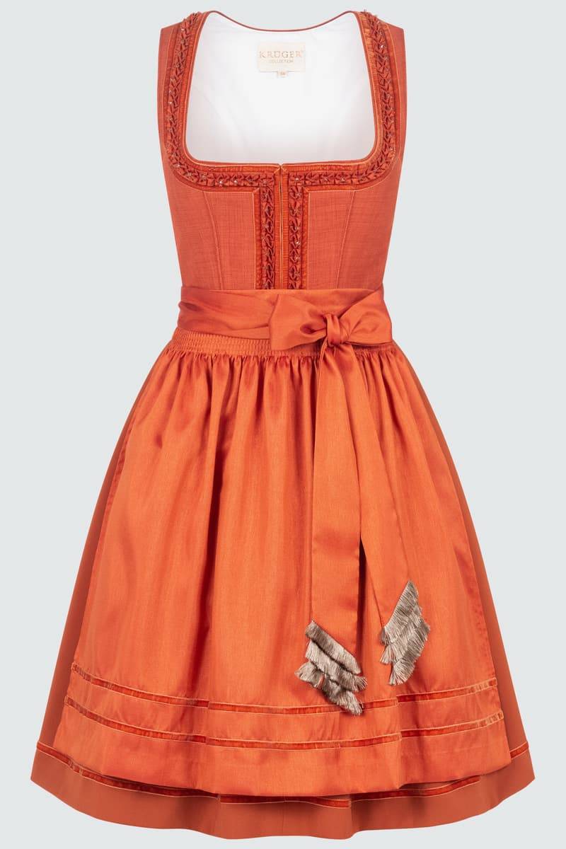 Krüger Madl Dirndl Narandja (60cm) Bis zu 60% Rabatt