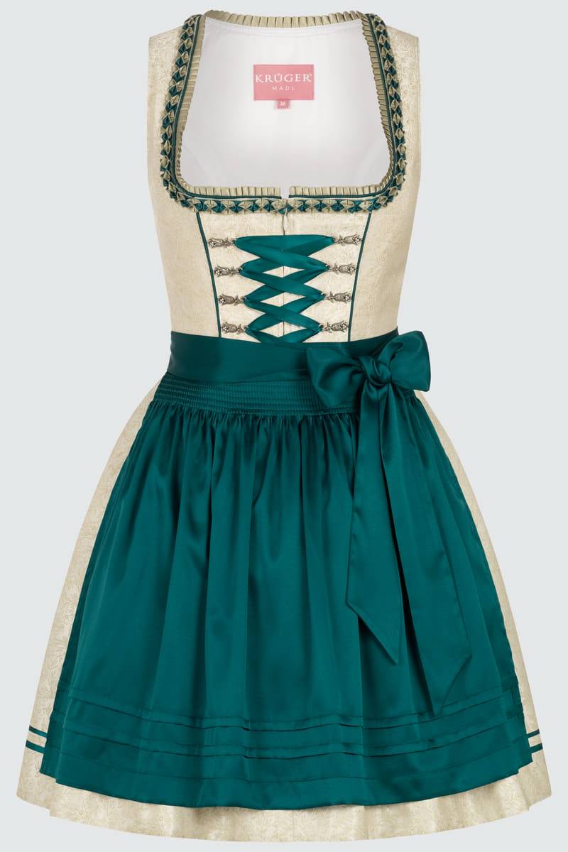 Krüger Madl Dirndl Pistacchio (50cm) Neueste Stile