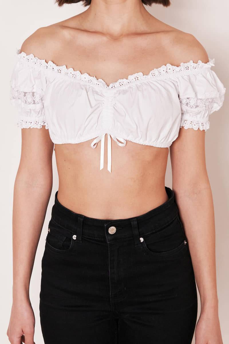 Krüger Madl Dirndlbluse Schneeblume Begrenztes Angebot