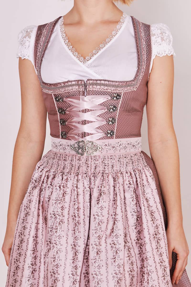 Krüger Madl Dirndl Rosa (50cm) Sonderangebot der Fabrik