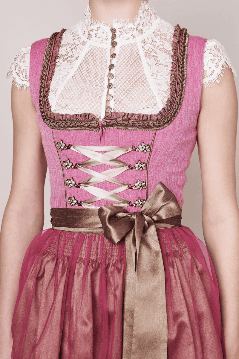 Krüger Madl Dirndl Fuchsia (60cm) Preisnachlass