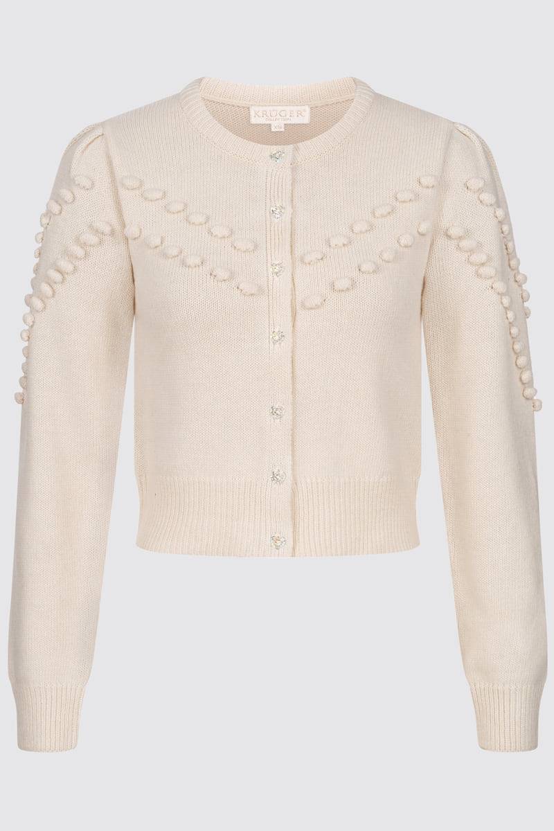 Krüger Madl Jacke Noble White Flower Große Rabatte