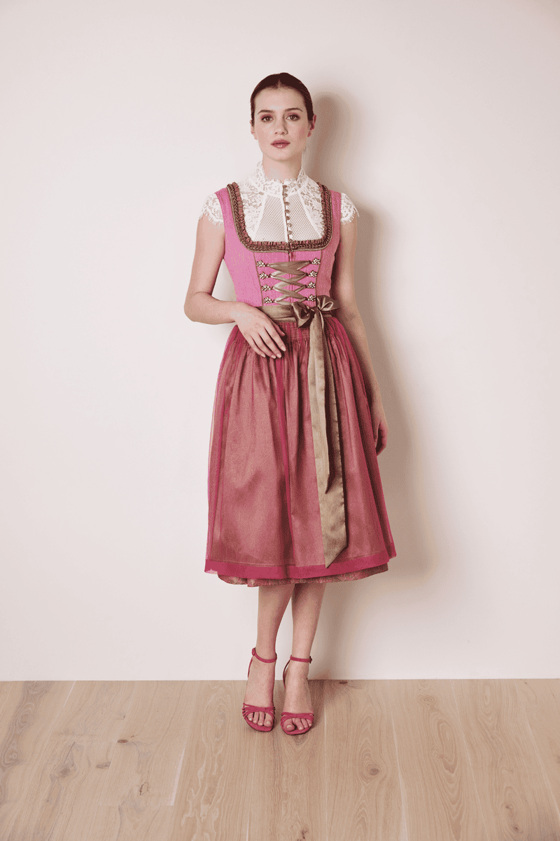 Krüger Madl Dirndl Fuchsia (70cm) Super Sparpreis