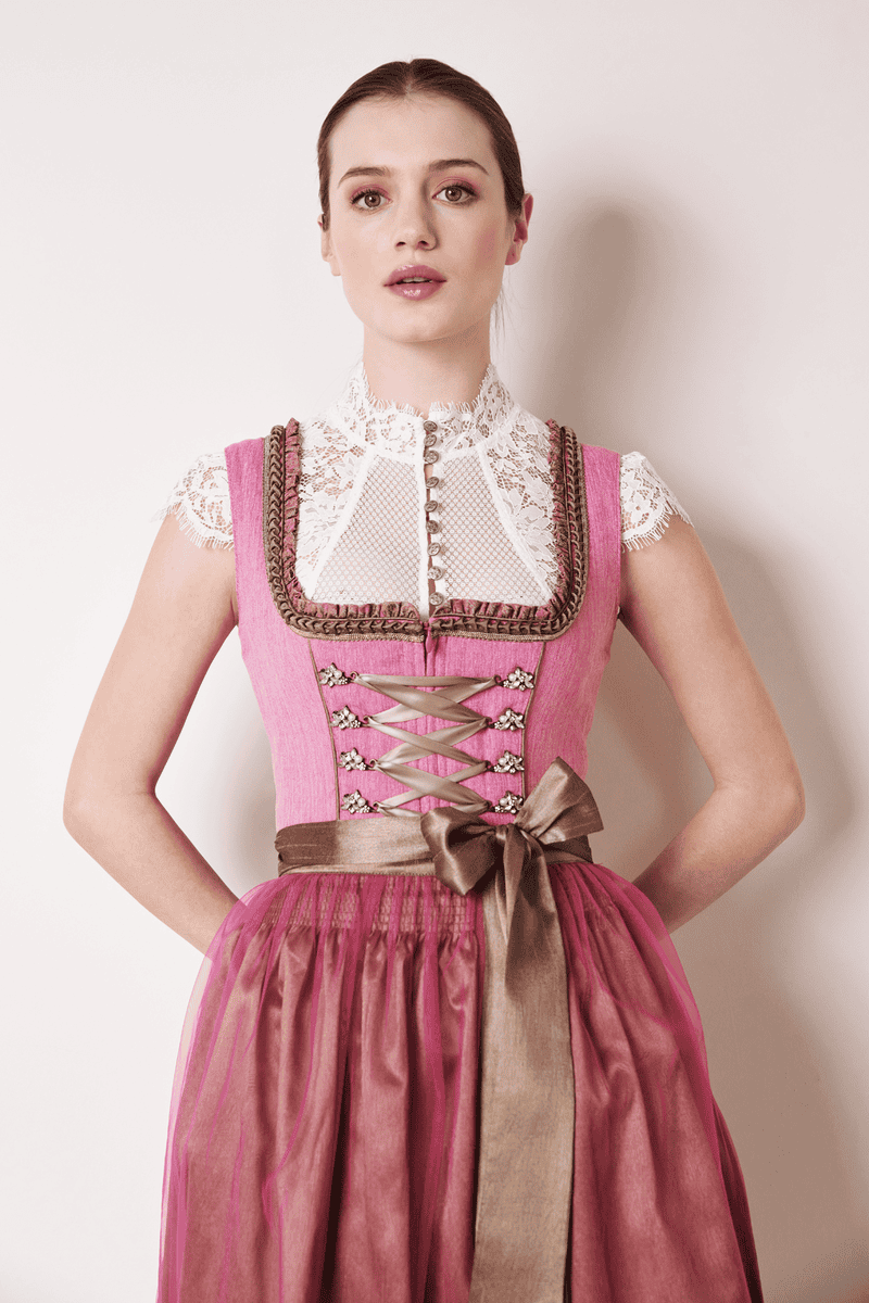Krüger Madl Dirndl Fuchsia (70cm) Super Sparpreis
