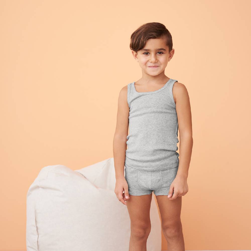 LIVING CRAFTS GNU - Unterhemd - Grey Melange Meist gekauft