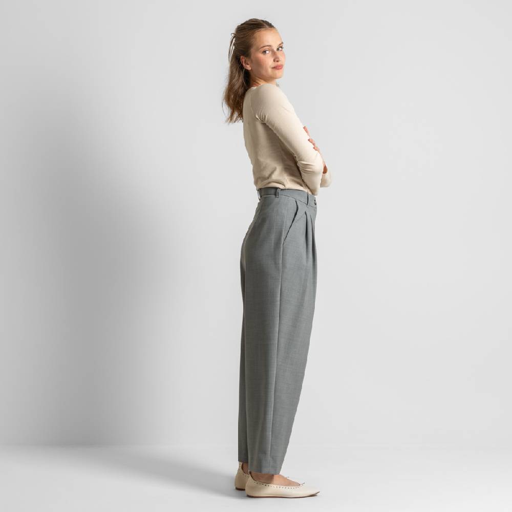 LIVING CRAFTS ELEXA - Hose - Grey Melange Sonderangebot