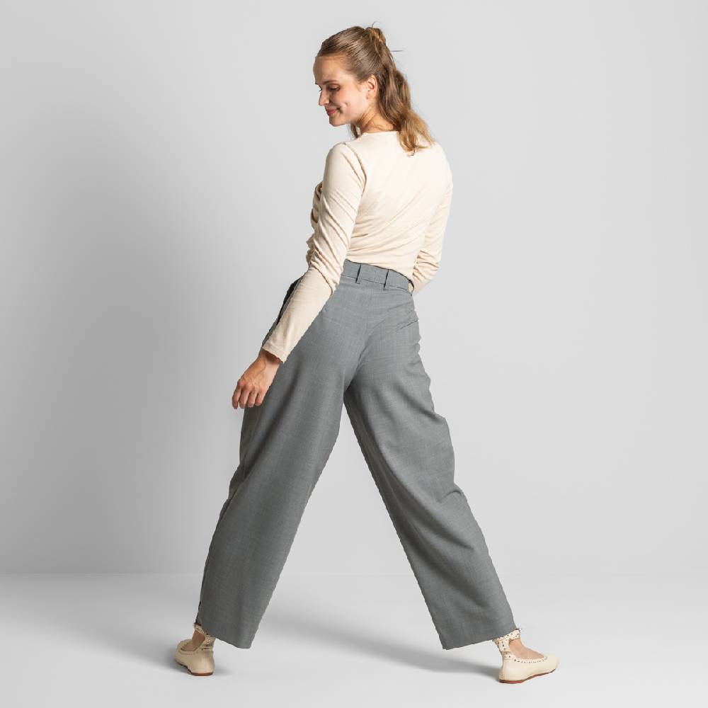 LIVING CRAFTS ELEXA - Hose - Grey Melange Sonderangebot