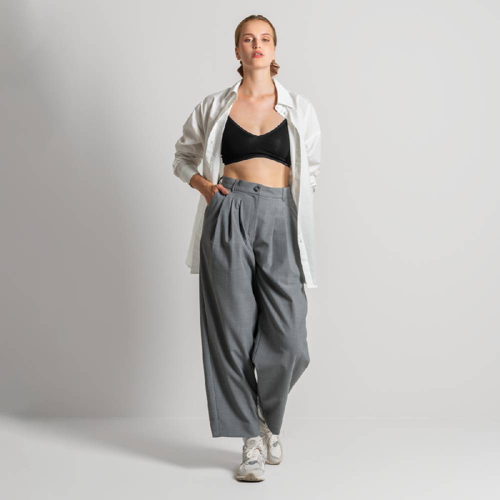 LIVING CRAFTS ELEXA - Hose - Grey Melange Sonderangebot