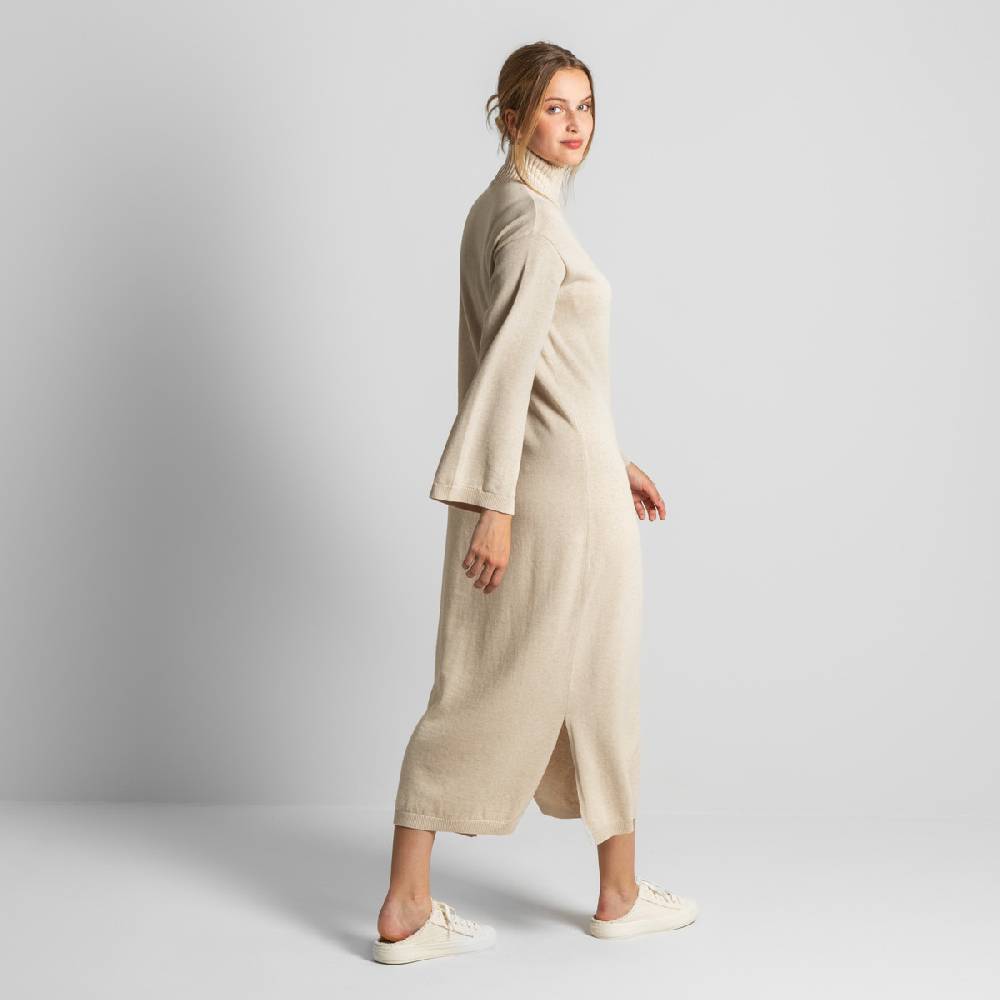 LIVING CRAFTS EELA - Strickkleid - Sand Rabatt