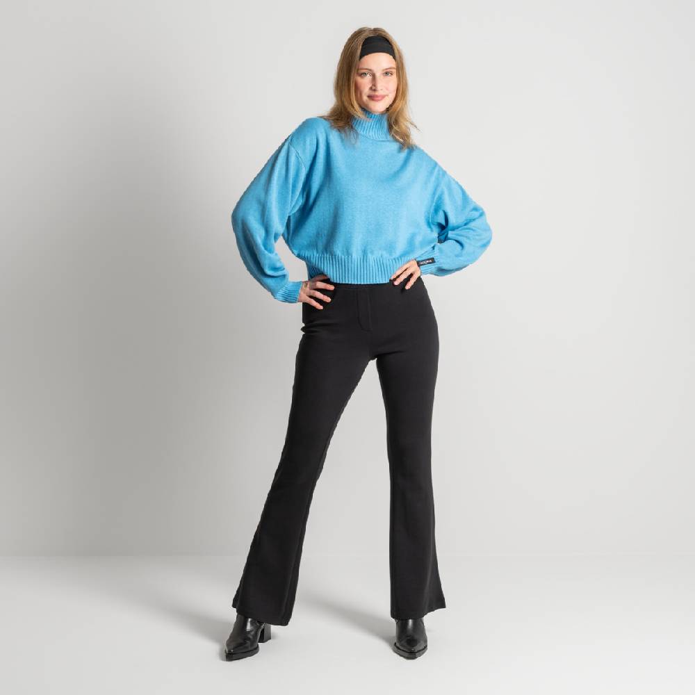 LIVING CRAFTS EUGENIE - Oversized Pullover - Cool Blue Großer Ausverkauf