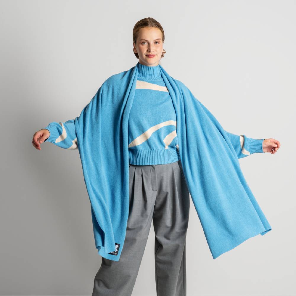LIVING CRAFTS ELLIS - Schal - Cool Blue Online Shopping