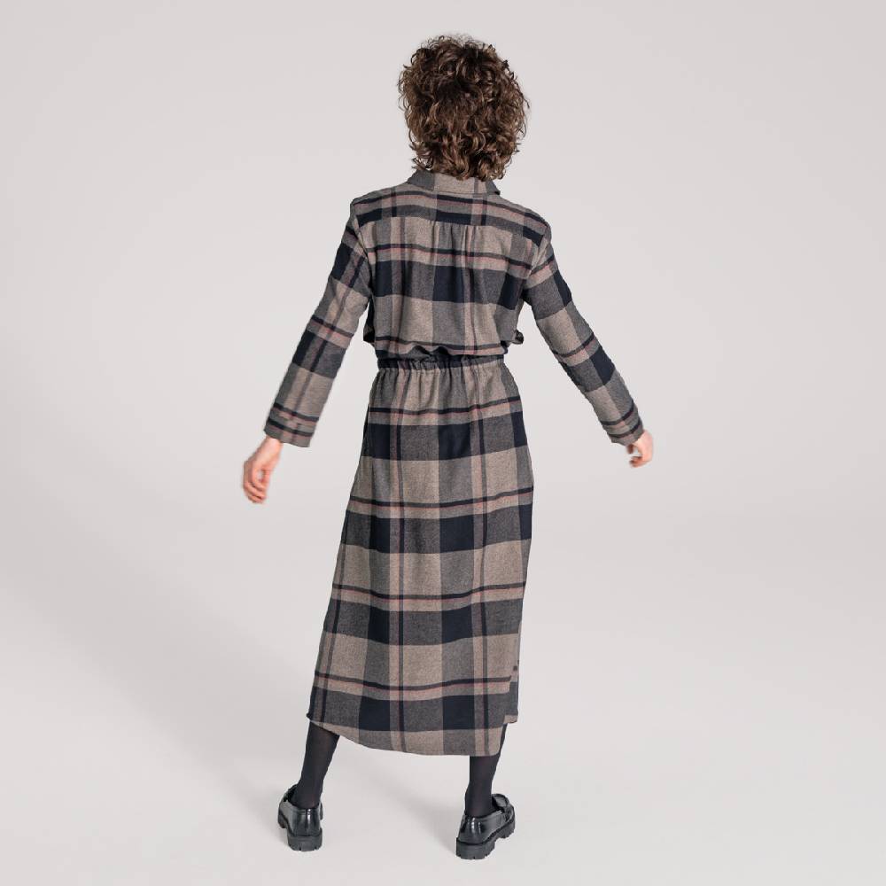 LIVING CRAFTS CHARU - Kleid - Black Check Muttertagsangebot
