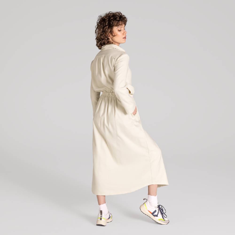 LIVING CRAFTS CHARU - Kleid - Stone Grey Vatertagsangebot