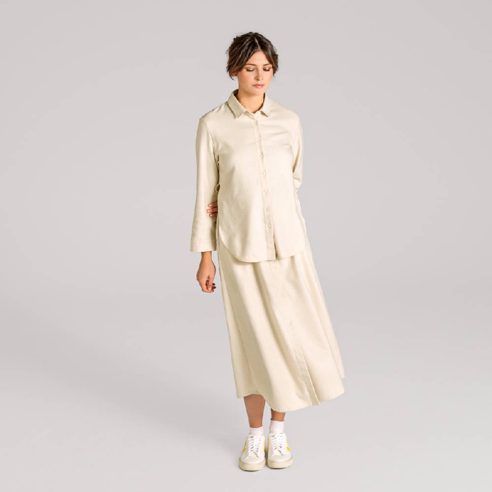 LIVING CRAFTS CHARU - Kleid - Stone Grey Vatertagsangebot