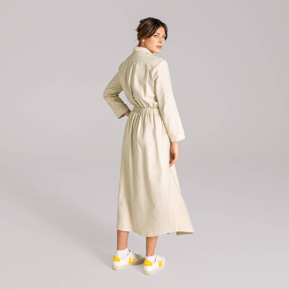 LIVING CRAFTS CHARU - Kleid - Stone Grey Vatertagsangebot