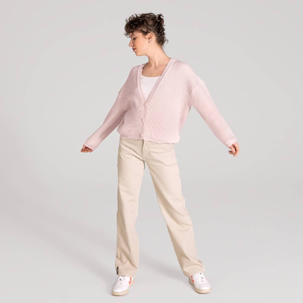LIVING CRAFTS ALFREY - Strickjacke boxy - Nude Große Rabatte