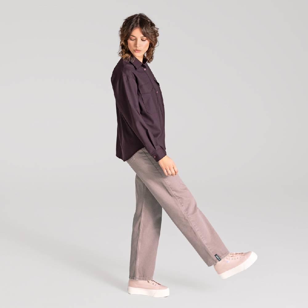 LIVING CRAFTS ANOUK - Color Denim - Mauve Räumungsverkauf