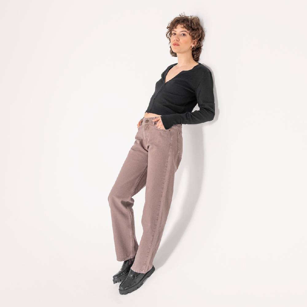 LIVING CRAFTS ANOUK - Color Denim - Mauve Räumungsverkauf