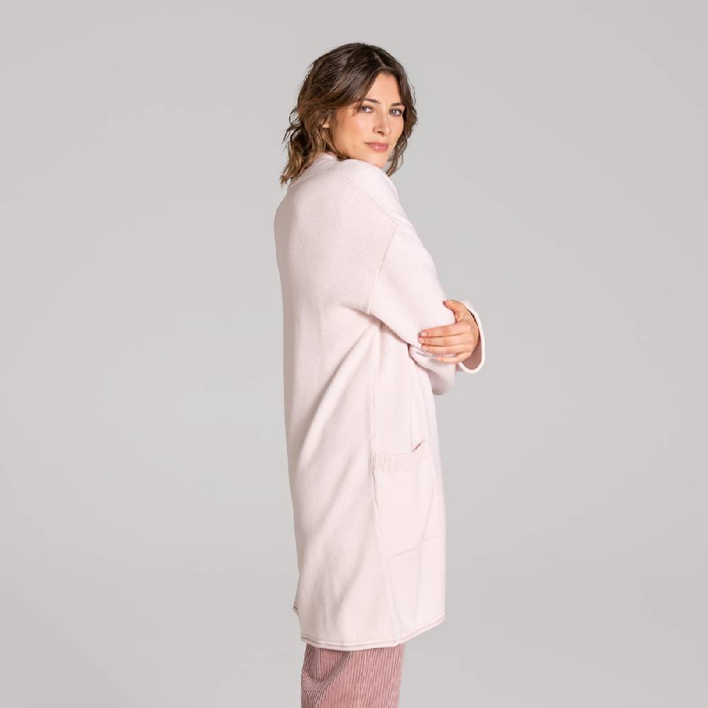 LIVING CRAFTS ANIEK - Strickjacke lang - Nude VIP-Rabatte