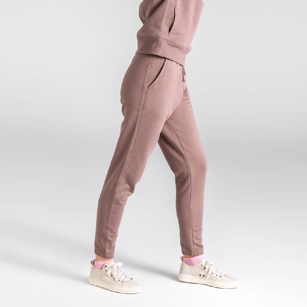 LIVING CRAFTS AHNOA - Sweat Pants - Mauve Letzter Tag