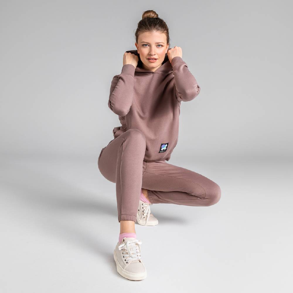 LIVING CRAFTS AHNOA - Sweat Pants - Mauve Letzter Tag