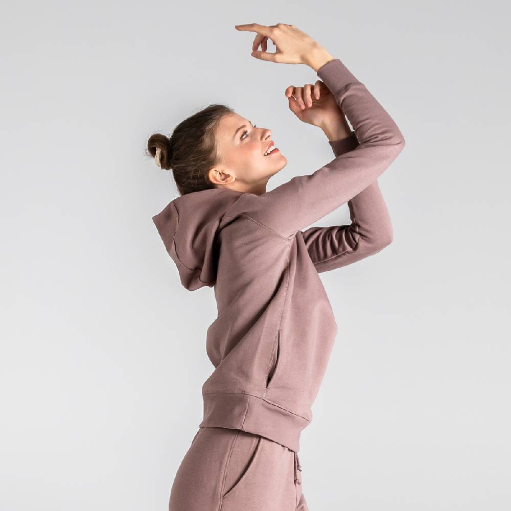 LIVING CRAFTS ANEA - Hoodie - Mauve Bis zu 50% Rabatt