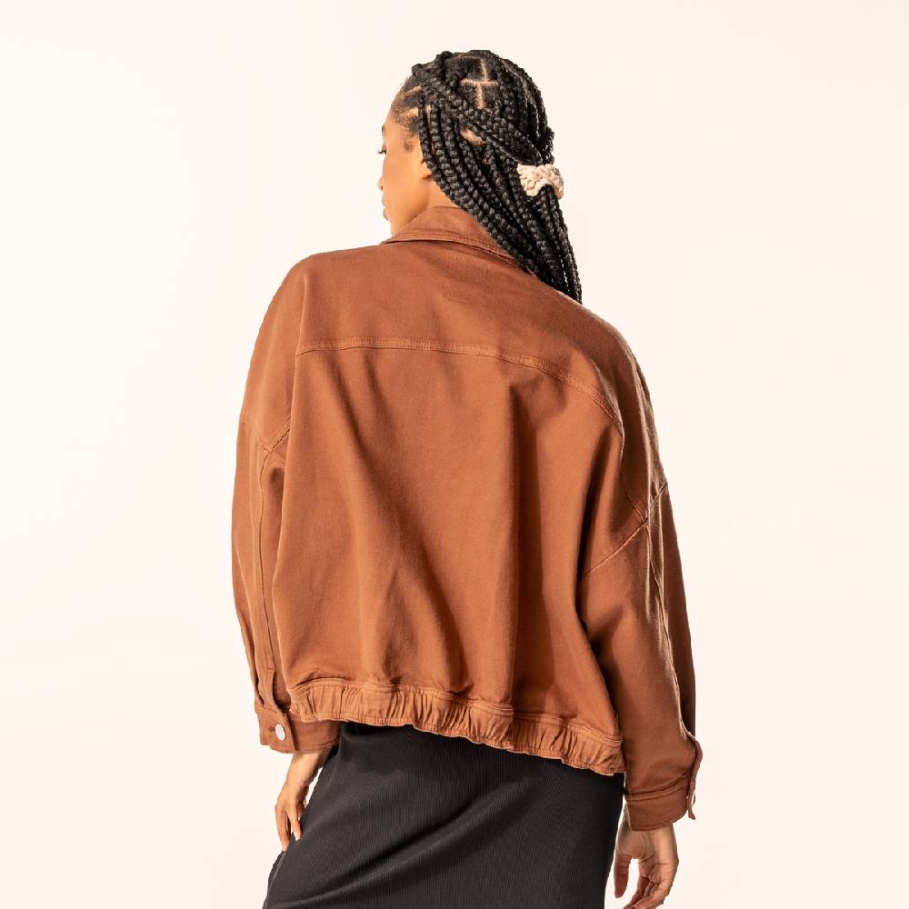 LIVING CRAFTS DAFNE - Jeansjacke - Brown Bis zu 55% Rabatt