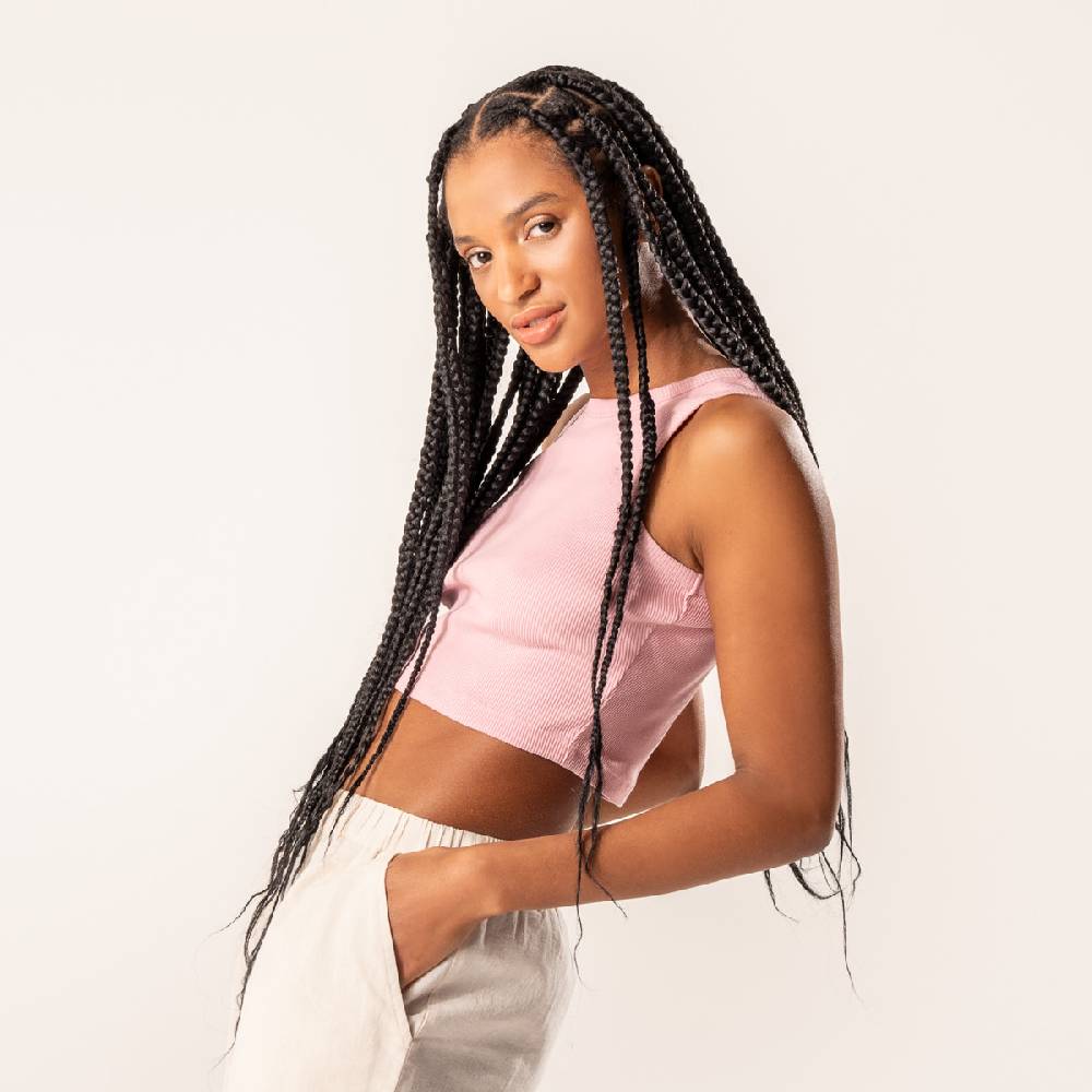 LIVING CRAFTS DEMI - Ripp-Crop-Top - Blush Online