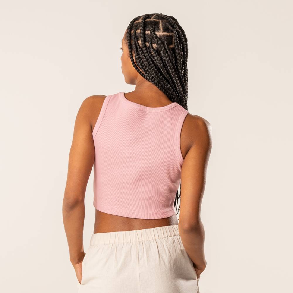 LIVING CRAFTS DEMI - Ripp-Crop-Top - Blush Online