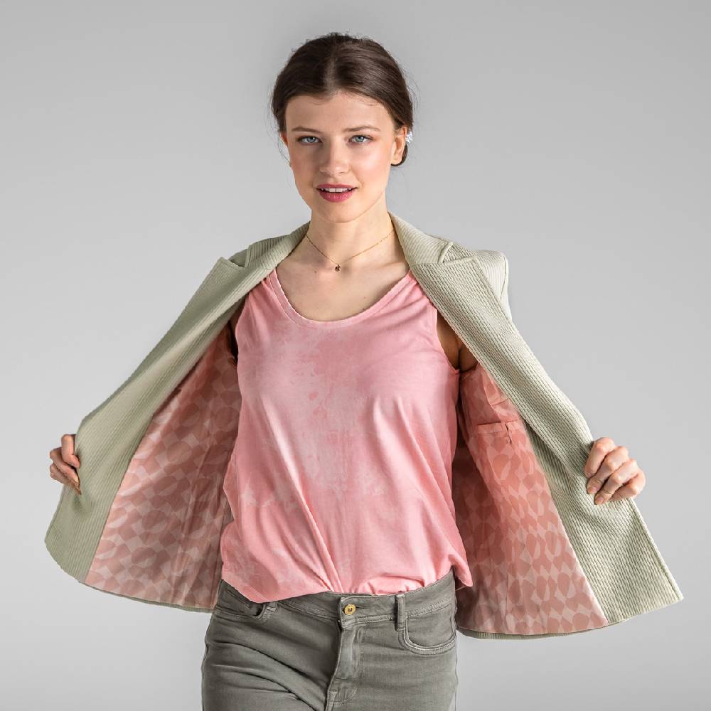 LIVING CRAFTS BEX - Blazer - Salbei Auslauf