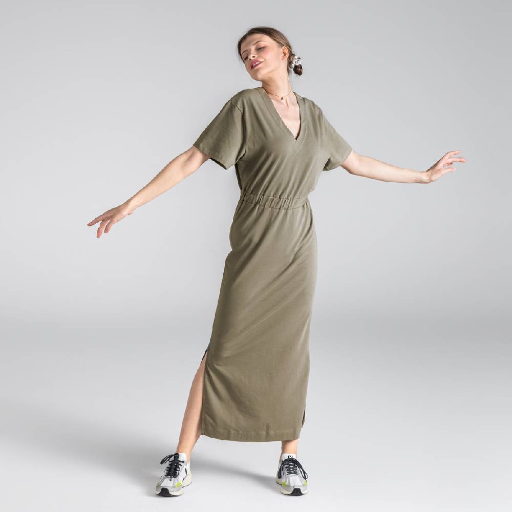 LIVING CRAFTS BAHATI - Kleid - Khaki im Angebot