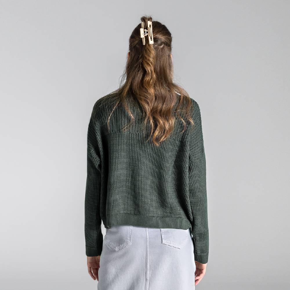 LIVING CRAFTS BEEKE - Pullover - Dark Khaki Schlussverkauf