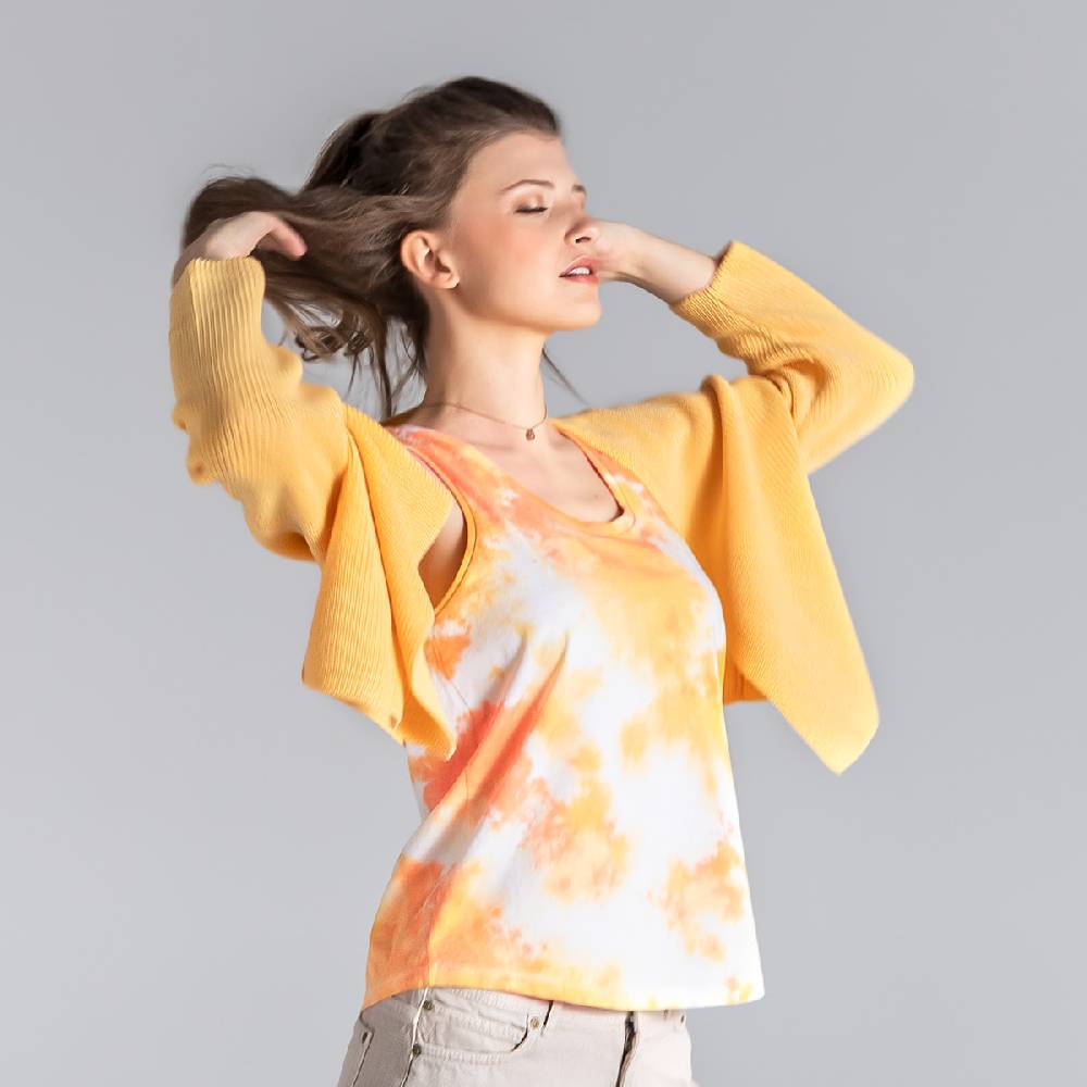 LIVING CRAFTS BINE - Strickjacke - Sunbleached Kostenloser Versand