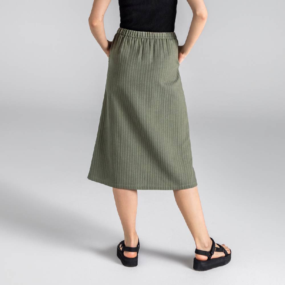 LIVING CRAFTS BEVEN - Rock - Khaki Fabrik Onlineshop