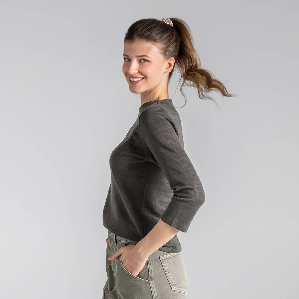 LIVING CRAFTS BIRKA - Shirt - Erde Fabrikpreis