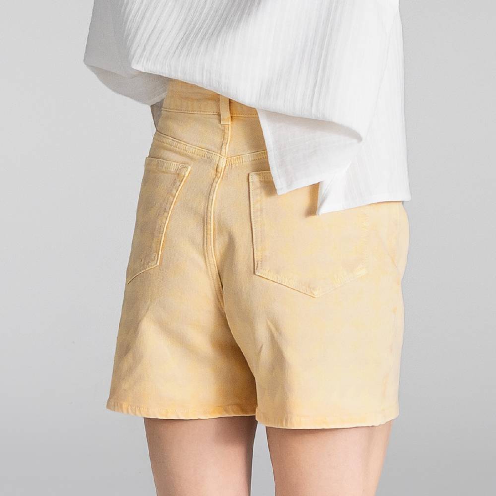 LIVING CRAFTS BONTJE - Jeans Shorts - Yellow Günstig kaufen