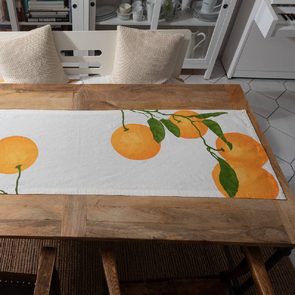 LIVING CRAFTS OREGANO - Tischläufer - Orange Zeitlich begrenztes Angebot