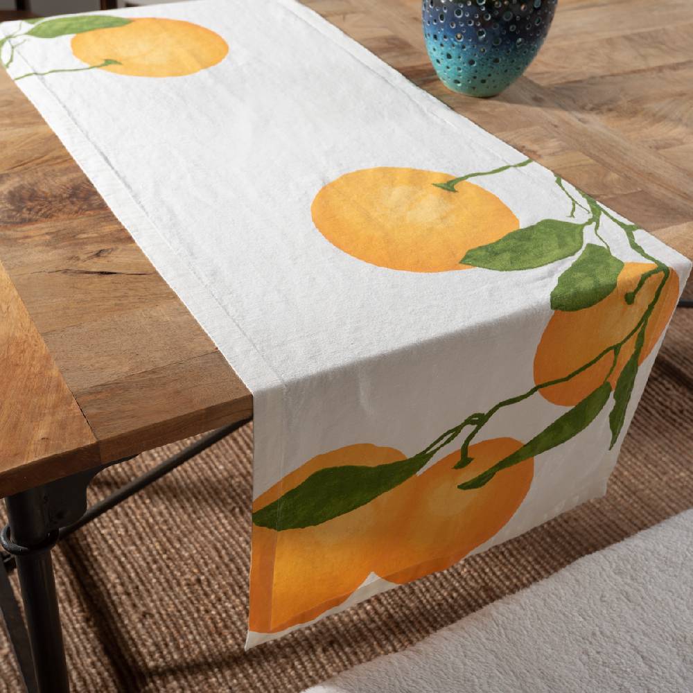 LIVING CRAFTS OREGANO - Tischläufer - Orange Zeitlich begrenztes Angebot