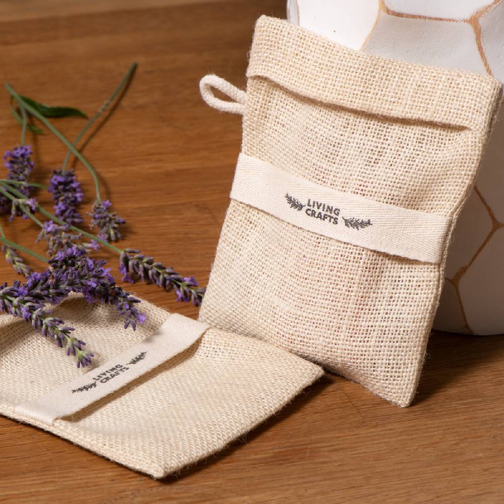 LIVING CRAFTS MATERA - Seifensäckchen, 2er Pack - Natural Bestseller