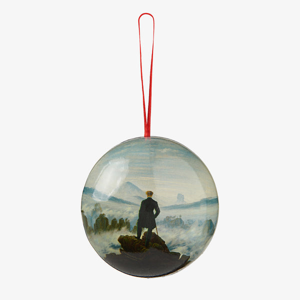 Musearta Geschenkkugel - Caspar David Friedrich, Der Wanderer über dem Nebelmeer Blitzverkäufe