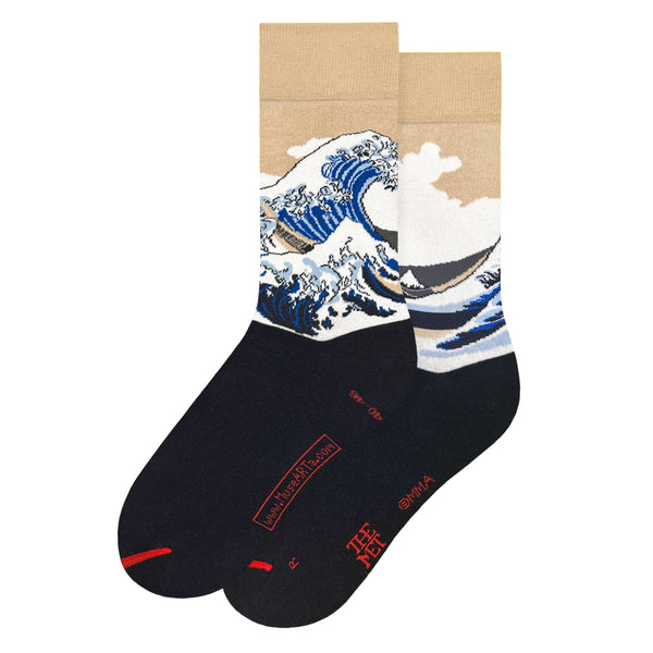 Musearta Katsushika Hokusai - Great Wave Beige License Riesige Rabatte