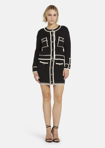 ﻿Nicowa Oversized cardigan - IDOWIA in BLACKarticle number NC8A22104019E-002 Letzte 3 Tage