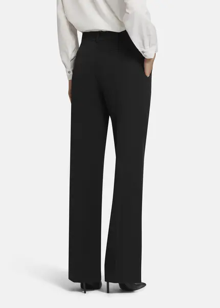 Nicowa Wide Leg Twill Pants - VINIWIA in BLACKarticle number NC9A24003019E-002 Letzter Tag