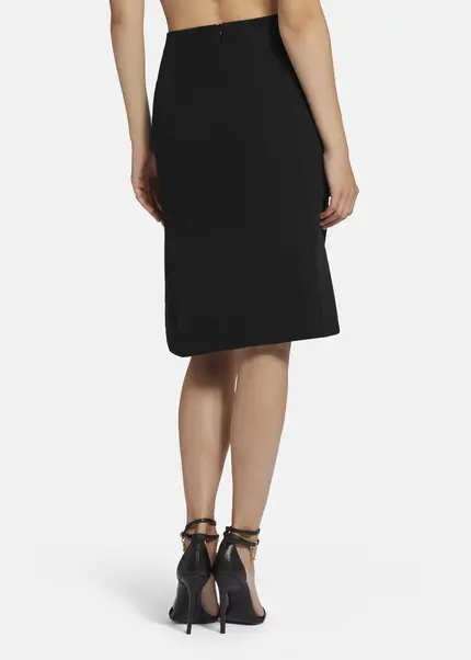 Nicowa Twill Ruffle Skirt - LOWIANA in BLACKarticle number NC9A24004019E-002 Bis zu 50% Rabatt