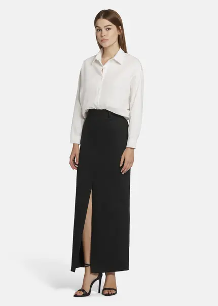 Nicowa Maxi twill skirt TRENALA in BLACKarticle number NC9A22401019E-002 Vierteljährliche Förderung