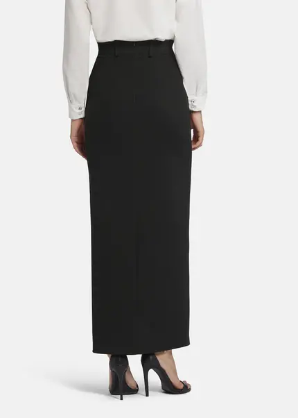 Nicowa Maxi twill skirt TRENALA in BLACKarticle number NC9A22401019E-002 Vierteljährliche Förderung