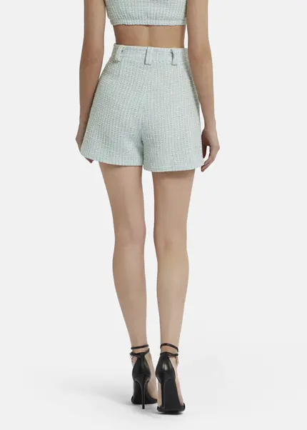 Nicowa Casual Bouclé shorts - PALOWI in LIGHT BLUEarticle number NC9A12604025E-025 50% Rabatt mit kostenlosem Versand